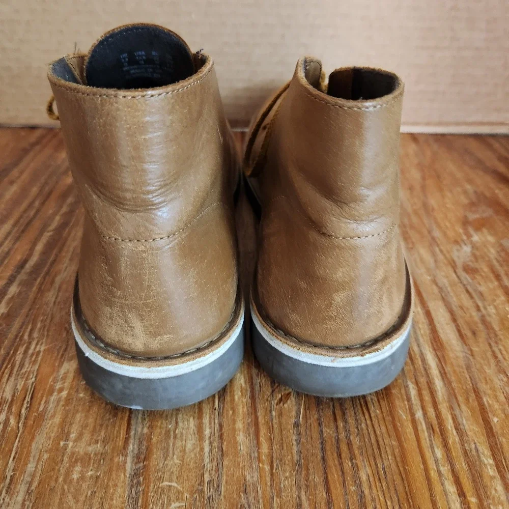 Clarks Bushacre Chukka Boots Leather Size 10.5 Men's Lace Up‎ Ankle 15522
